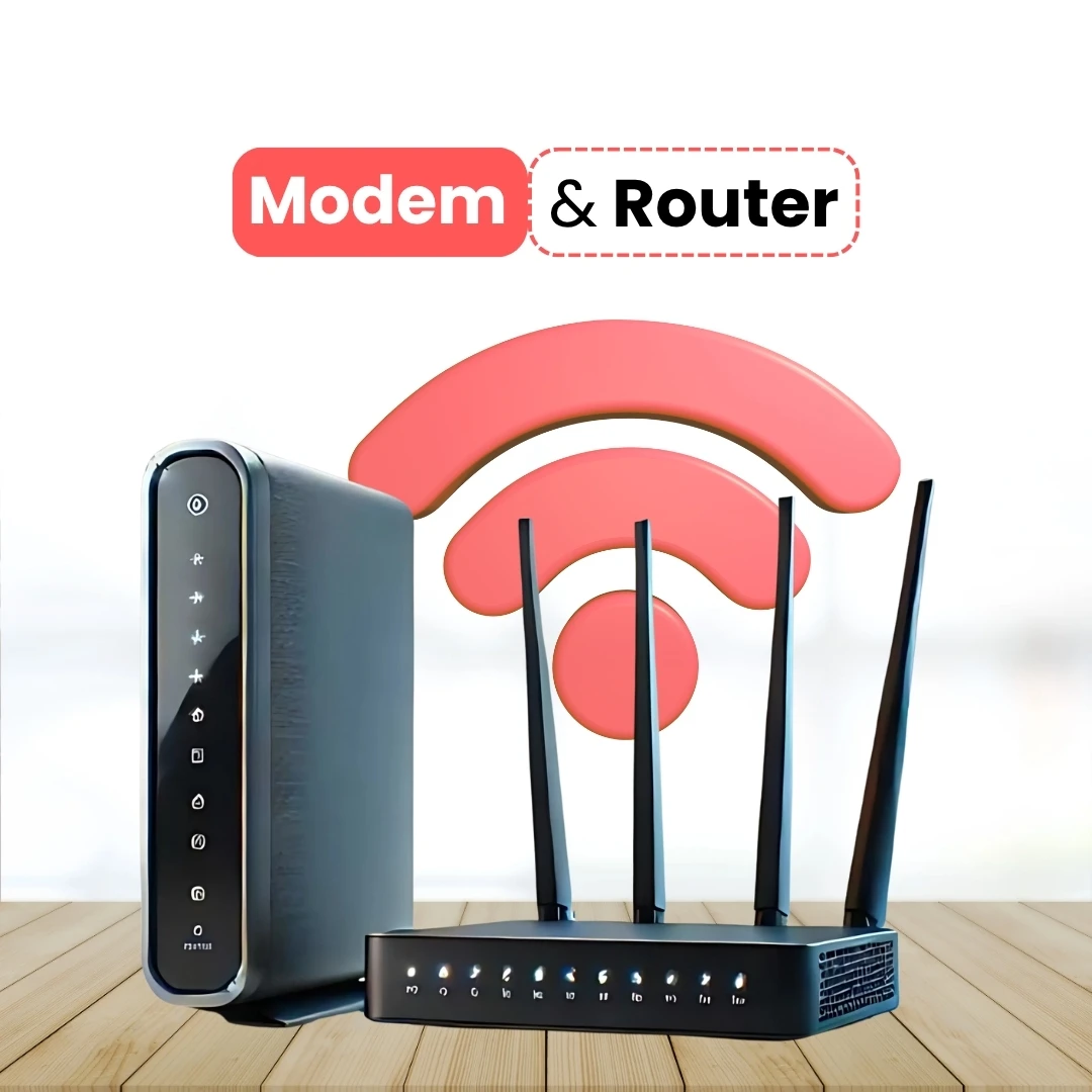 Modem and Router